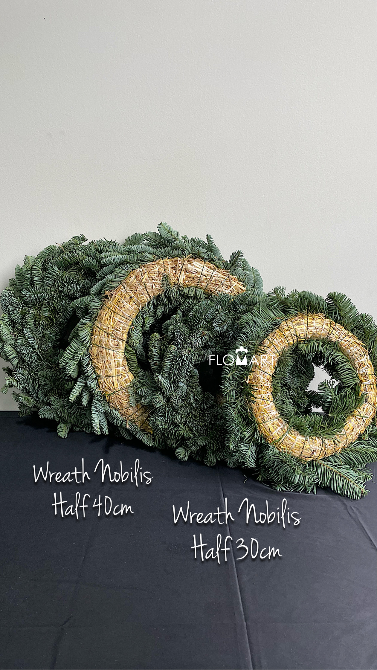 Wreath Nobilis Half